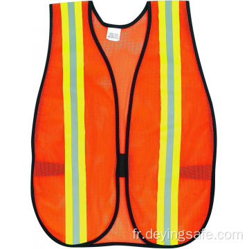 Gilet de sécurité avec bande réfléchissante citron vert / argent